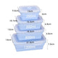 Silicone Collapsible Meal Prep Containers Set - Space-Saving Food Storage with Lids & Vent