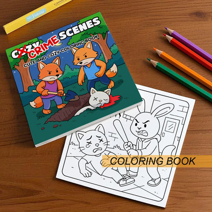 Coloring Book Halloween Theme For All Ages Cute And Cozy Creepy Creatures 24 Page Edition Fall 2025 Gift Idea