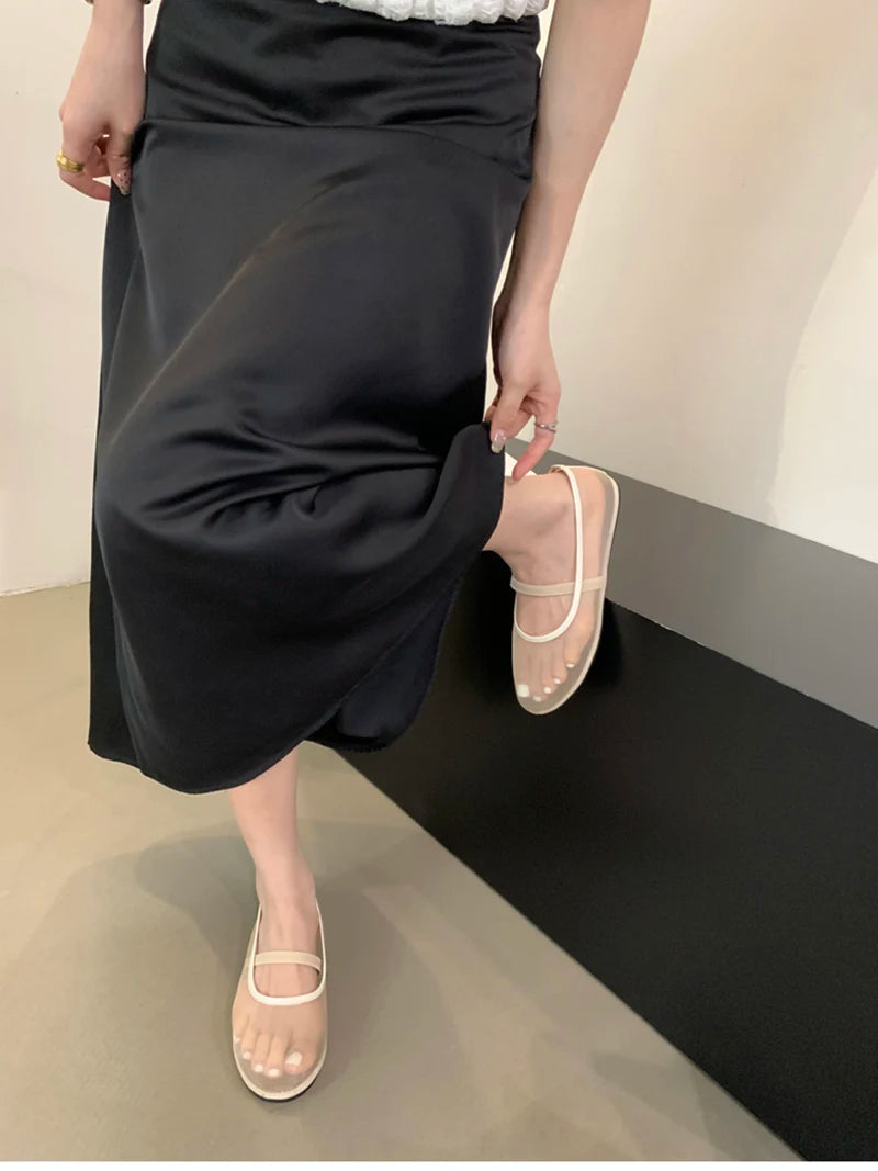 Zapatos planos Mary Jane ligeros para mujer - Malla superficial, casual