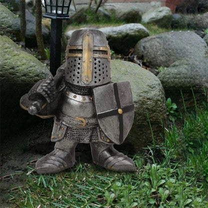 Set statue cavaliere da giardino decorazione medievale collezione gnomi autunno 2026 tendenza