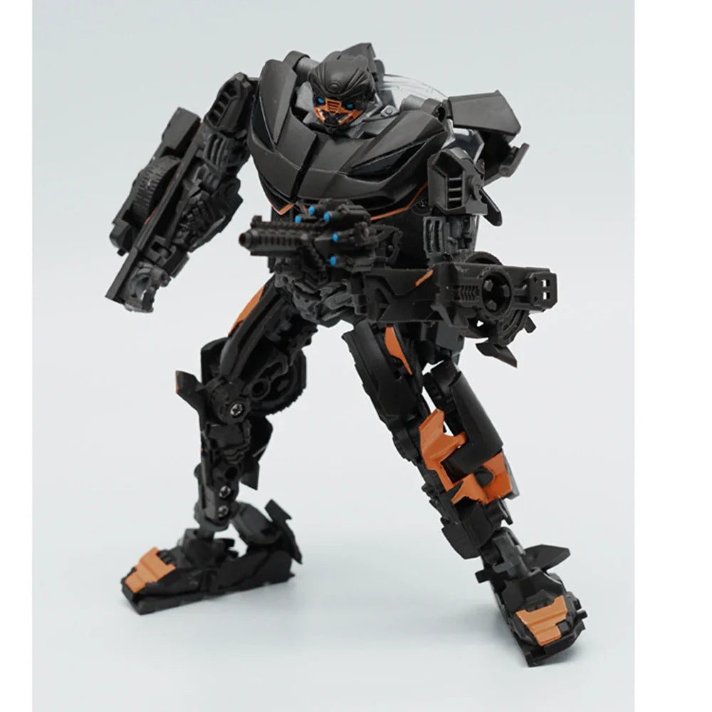 Transformierbares Roboter-Auto-Spielzeug Legierungsausgabe Anime Actionfigur, 13cm Unisex Kinder Geschenk Herbst 2025 Trend
