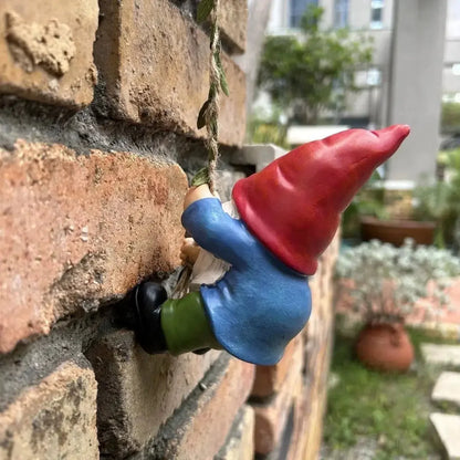 Decorazione pendente gnomo in resina per vasi e giardini carino ornamento da giardino esterno idea regalo autunno 2026