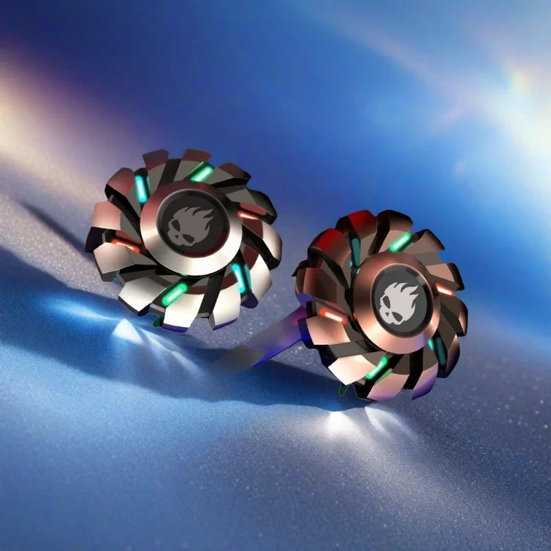 Fidget Spinner Metal Luminous EDC Rainbow Stress Toy