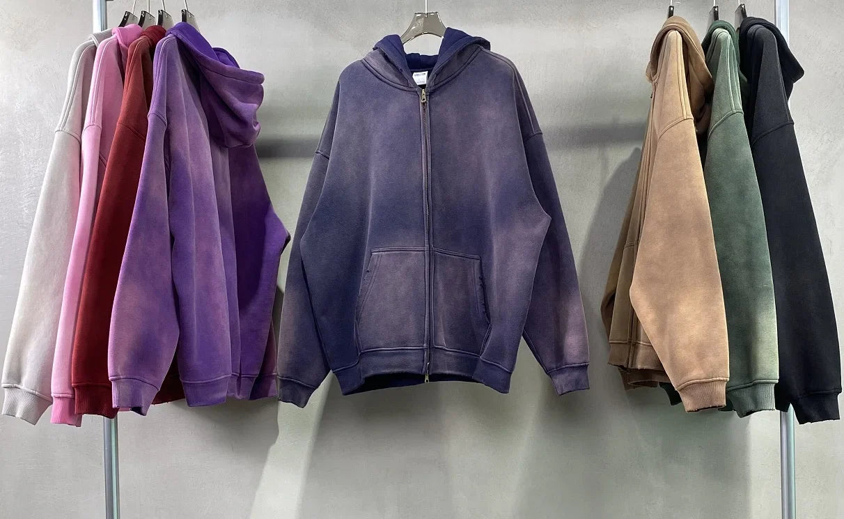 Warm Relaxed Men's Zip Up Hoodie - Oversize, Plush, Winter