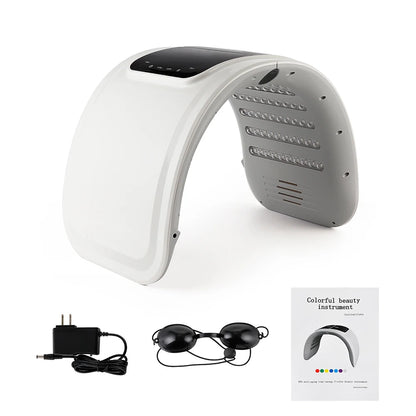 7-Color LED Photon Face Mask & Nano Spray Machine - Skin Rejuvenation Anti-Aging Home Therapy