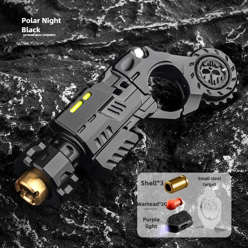 Fidget Toy Pistol Shell Ejecting Stress Relief, TikTok Viral Fall 2026 Desk Gadget Gift for Teens