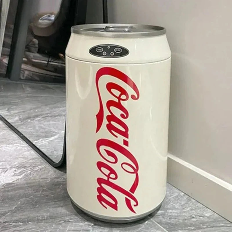 Automatic Induction Trash Can Round Kitchen Bin 24x40cm