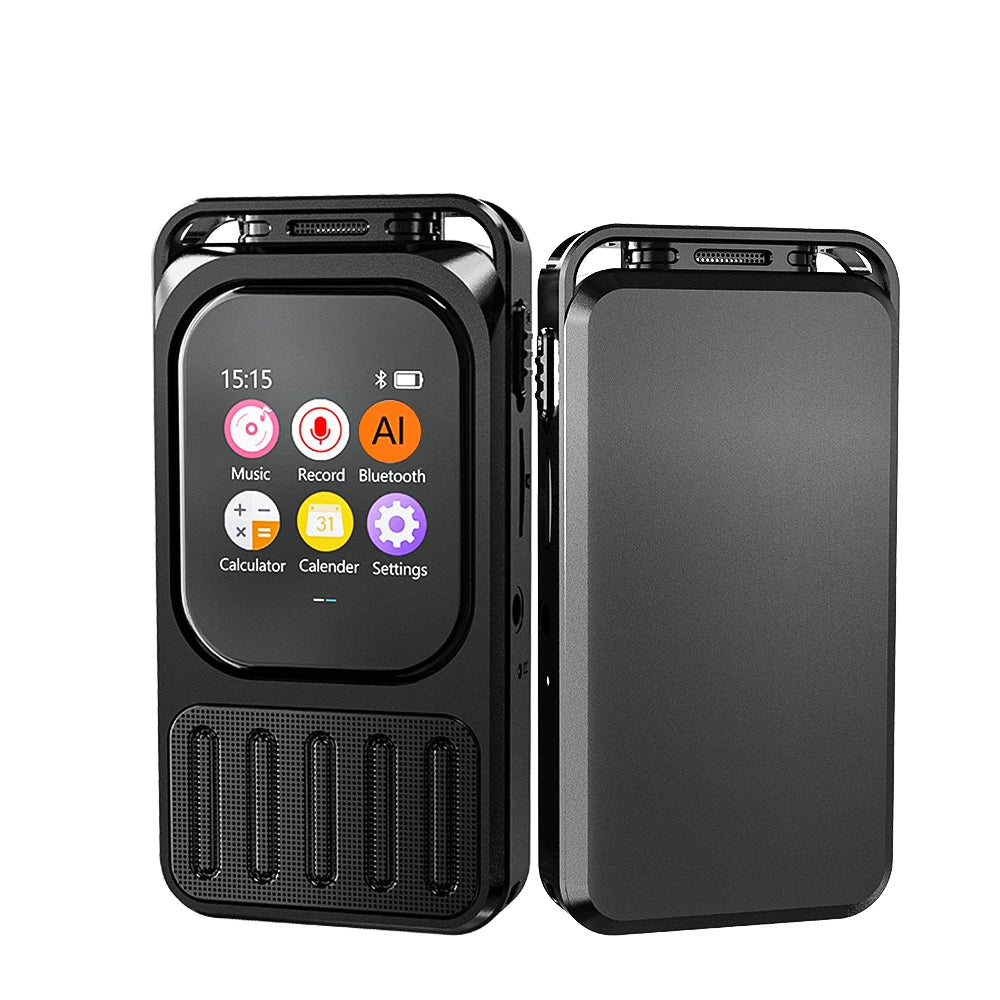 AI Voice Recorder Bluetooth Touchscreen 79H Battery 1200mAh