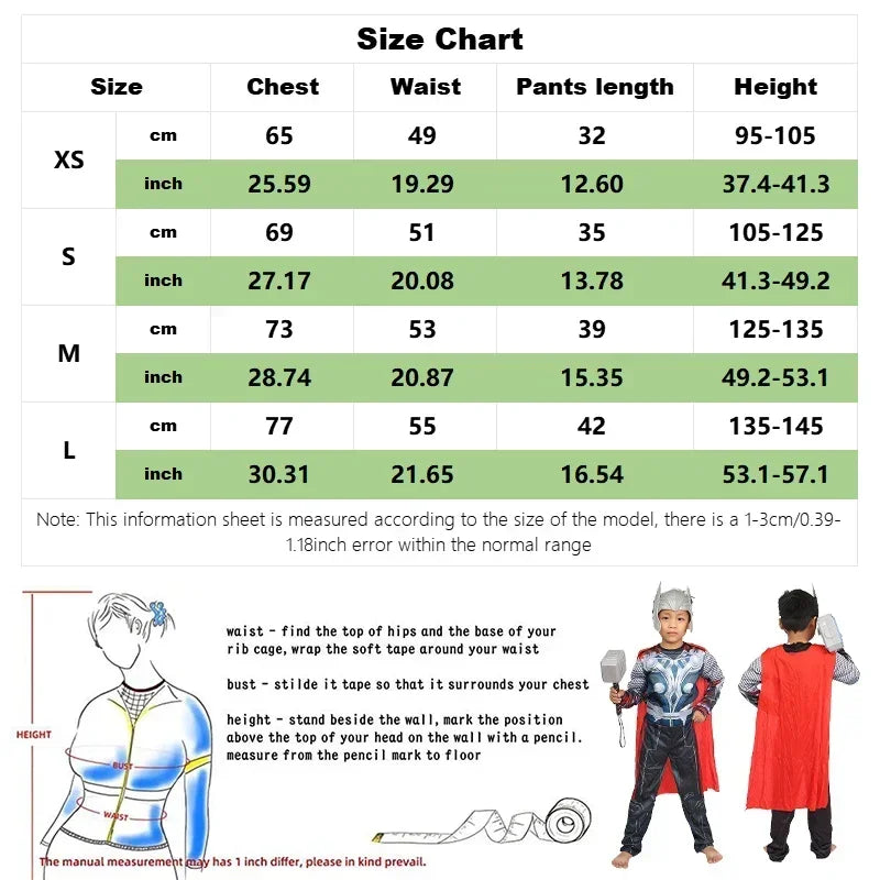 Thor Avengers Muscle Jumpsuit Halloween Cosplay Costume Set with Hammer Prop for Adults 2026
