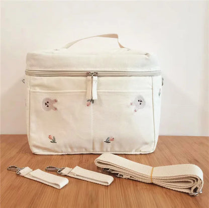 Babyflaschen-Kühltasche Wasserdicht Isolierter Kinderwagen-Organizer Frühling 2025 Thermische Windeltasche