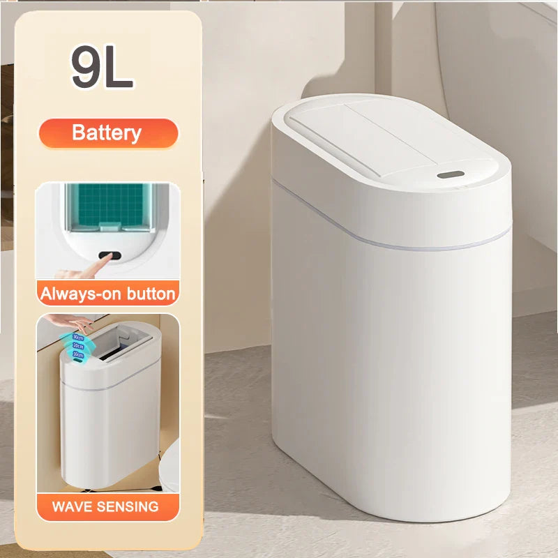 Smart Trash Can Wall Mount Automatic Narrow Bin 2025