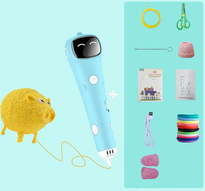 3D Pen Low Temperature PCL Filament Drawing DIY Toy For Kids - Safe Gift For Girls & Boys