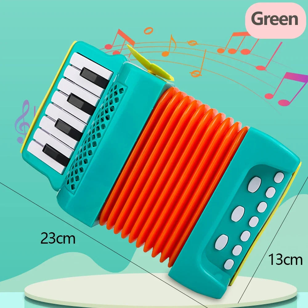 Kids Accordion Musical Instrument - Lightweight Educational Toy for Toddlers, Perfect Gift for Boys & Girls Ages 3+, Indoor & Outdoor Fun