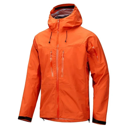 Waterproof Men's Jacket - Hooded Softshell, For Camping
