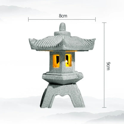 Pagoda Lantern Garden Statue Zen Yard Light Miniature Lamp for Micro Landscape Decor Fall 2026 Trend