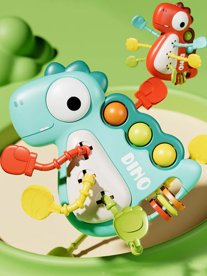 Montessori Dinosaur Pull Toy Newborn Sensory Toys Teether