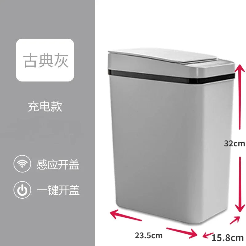 Smart Trash Can Automatic Sensor Bin Touchless Odor Control