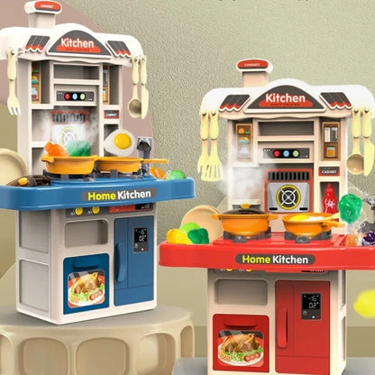 Juego de cocina interactivo para niños: juguetes de cocina realistas con luz y sonido para mayores de 3 años, regalo divertido para niños y niñas
