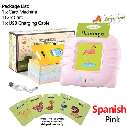 Variant image for Interactive Educational Toy Flash Card Learning Machine for 2-6 Year Olds, Screen-Free Learning with Audio Function-3