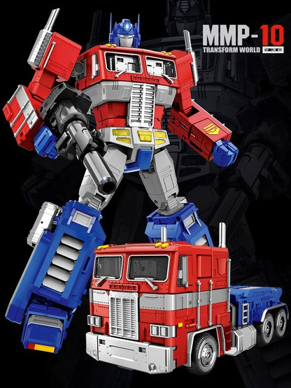 Figura de acción Transformer 32cm Optimus Prime en caja Coleccionable Regalo para niños Vacaciones 2025