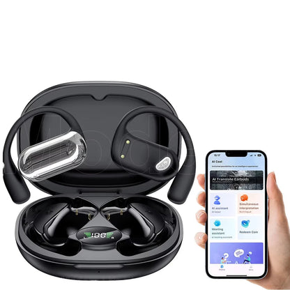 AI Real Time Translator Earbuds 144 Languages ANC Business