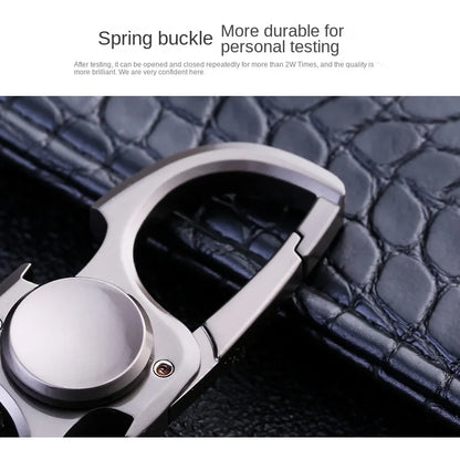 Fidget Spinner Keychain Stainless Steel EDC Gift 2025