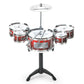 Kids Jazz Drum Set - Beginner-Friendly Percussion Toy with 5 Drums & Cymbals for Young Musicians