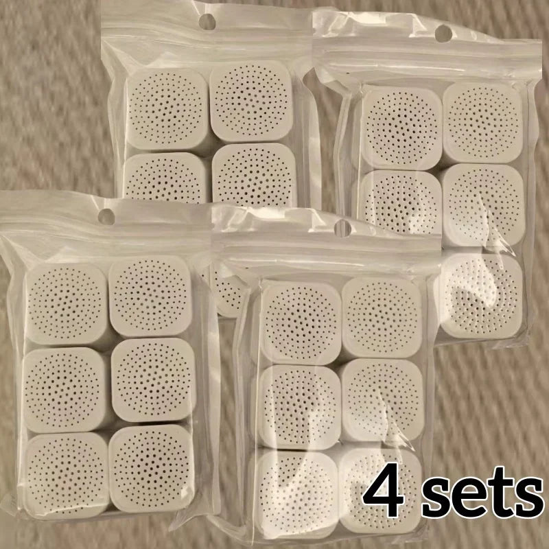 Aktivkohle Kühlschrank-Deodorantbeutel - Geruchsentfernung und Formaldehyd-Reduktion, 6/24er Pack, Frische für Zuhause