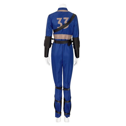 Fallout Vault nr. 33 Lucy MacLean-cosplaykostuum, jumpsuit voor volwassenen, Halloween- en tv-feestkostuum 2026
