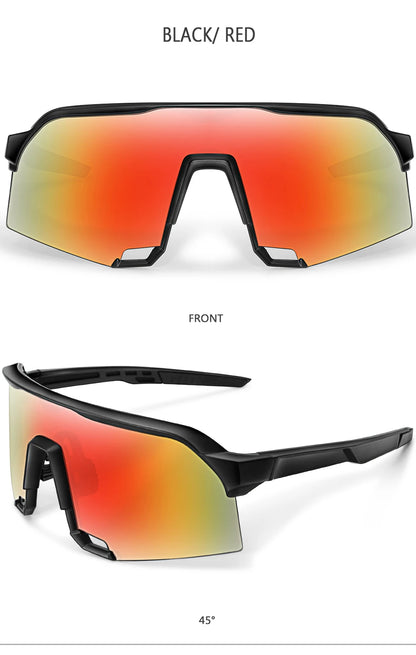Lightweight unisex sports sunglasses – UV400 polycarbonate lenses, cycling, running, fishing