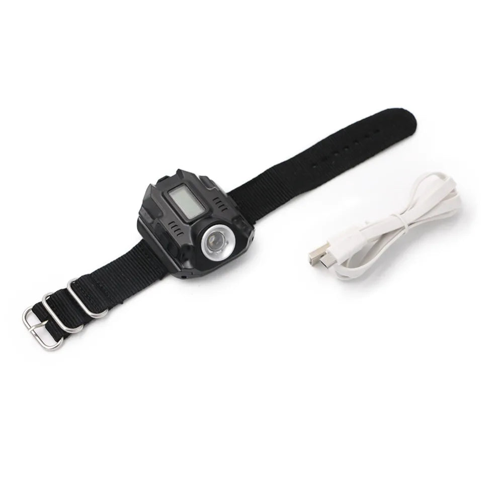 Portable Wrist Light USB Rechargeable Tactical LED Handsfree