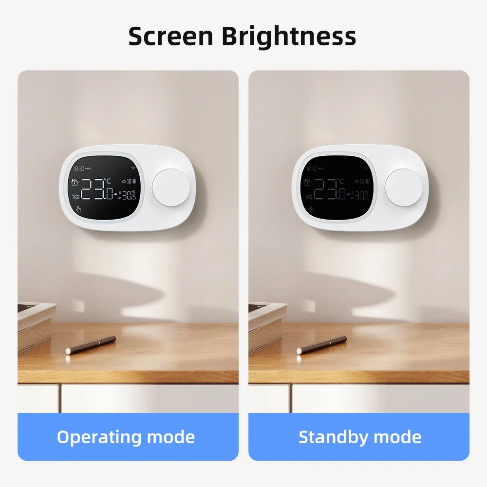 Slimme thermostaat WiFi ketelregelaar Alexa Google Home compatibel afstandsbediening temperatuur energiebesparing herfst 2025