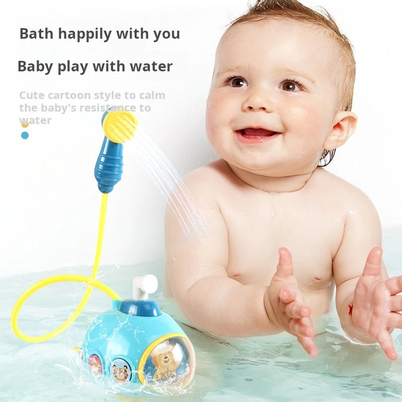 Baby Bath Toys for Kids Electric Submarine Shower Sprinkler