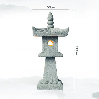 Pagoda Lantern Garden Statue Zen Yard Light Miniature Lamp for Micro Landscape Decor Fall 2026 Trend