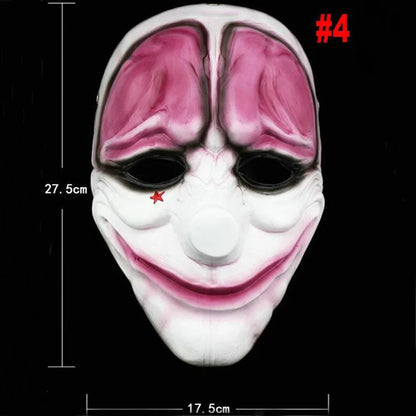 Payday 2 Heist Dallas Wolf Chains Hoxton Resin Cosplay Mask Halloween Masquerade Prop 2026