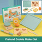 Wooden Kids Coffee & Cookie Maker Toy Set - Educational Pretend Play Kitchen Gift for Boys & Girls