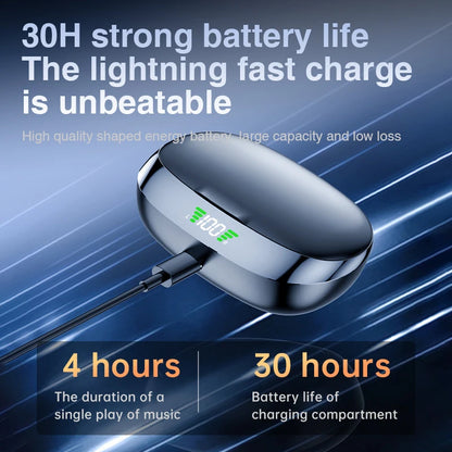 Auriculares de traducción AI inalámbricos con gancho para la oreja Bluetooth