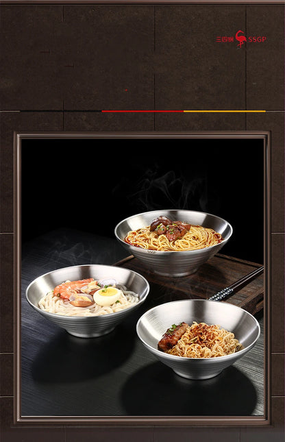 Ciotola per Ramen in Acciaio Inossidabile 1.4L Isolante Regalo di Natale