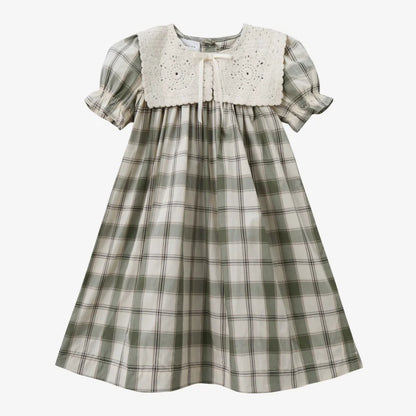 Abiti coordinati morbidi unisex per bambini – motivo a quadri, floreale, 100% cotone, abbigliamento casual estivo