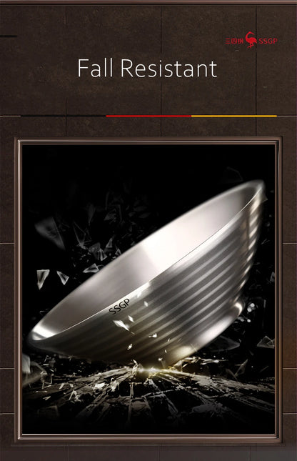 Ciotola per Ramen in Acciaio Inossidabile 1.4L Isolante Regalo di Natale