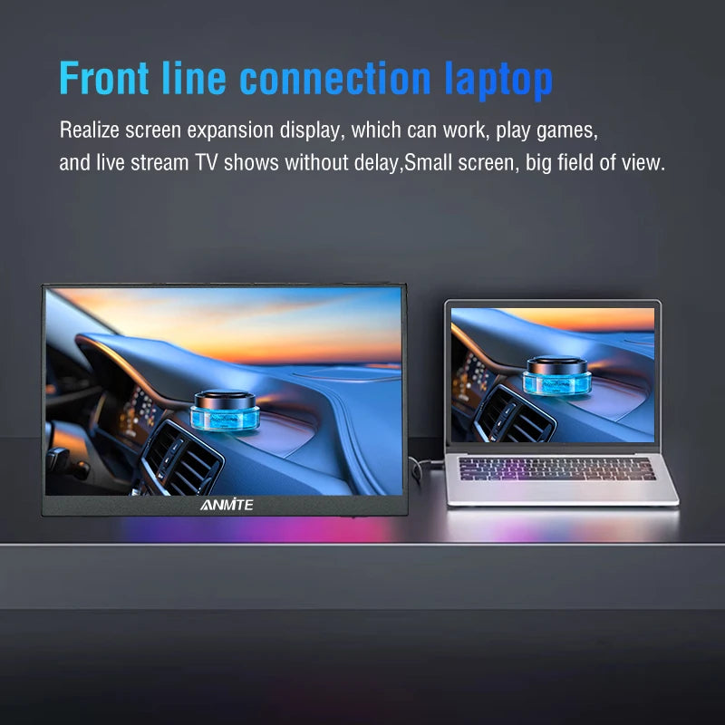 16 Inch Draagbare Touch Monitor 1920x1200 HDR10 Laag Blauw