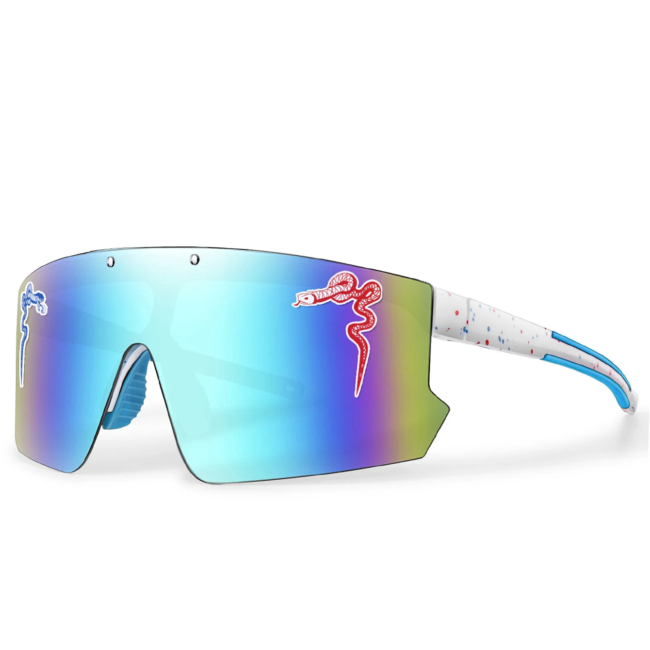 Lightweight unisex sports sunglasses – UV400 polycarbonate lenses, cycling, running, fishing