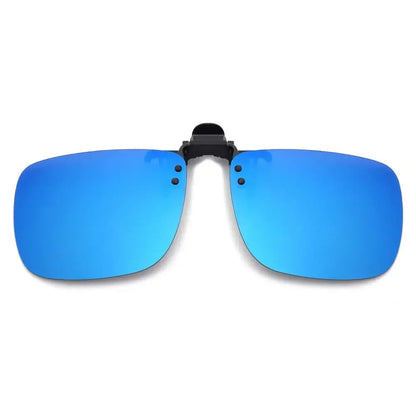 Clip-On Zonnebril Gepolariseerd UV400 Nachtzicht Rijden Bril Vierkante Clip-Ons Anti-Glare Vintage Stijl 2026