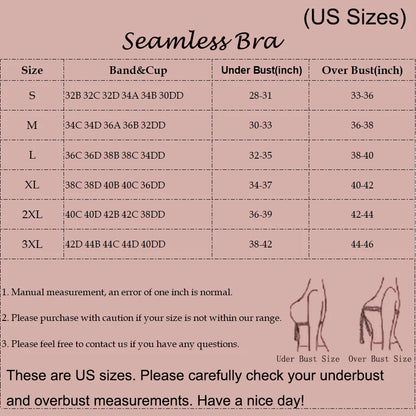 Breathable Women's Bra - Seamless, Full Cup, Wire-Free, Nylon-Elastane Blend, Daily Wear