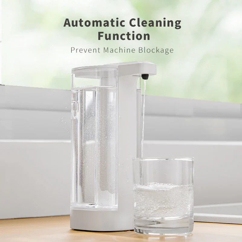 Automatisk sæbedispenser 500ml sensor køkken berøringsfri desinfektionsmiddel dispenser efterår 2025 hygiejnisk genopladelig