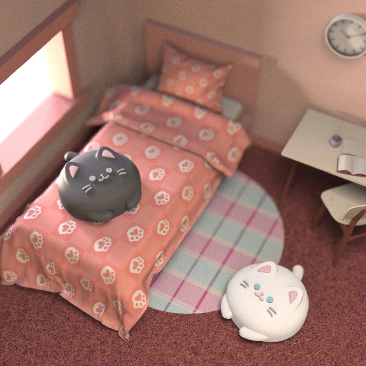 Tapas de agarre para pulgar Gato Cubiertas de joystick Steam Deck PS Portal