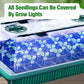 High Dome Seed Starter Trays with LED Grow Lights - 80 Cells, Smart Timer, Garden Tools for Home Gardening