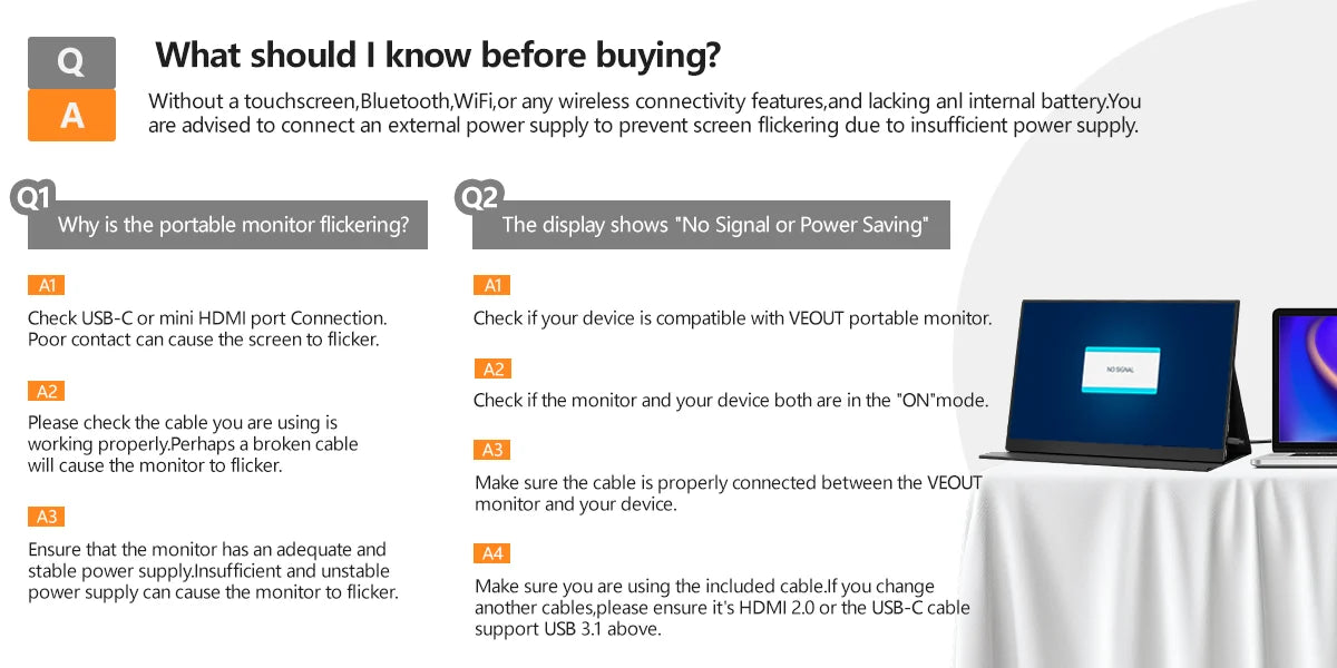 Monitor portátil de 15.6 pulgadas USB C HDMI HDR pantalla de viaje