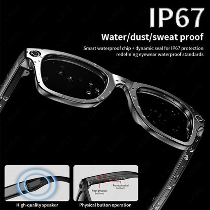 AI Smart Glasses 720P Translation Camera Sunglasses