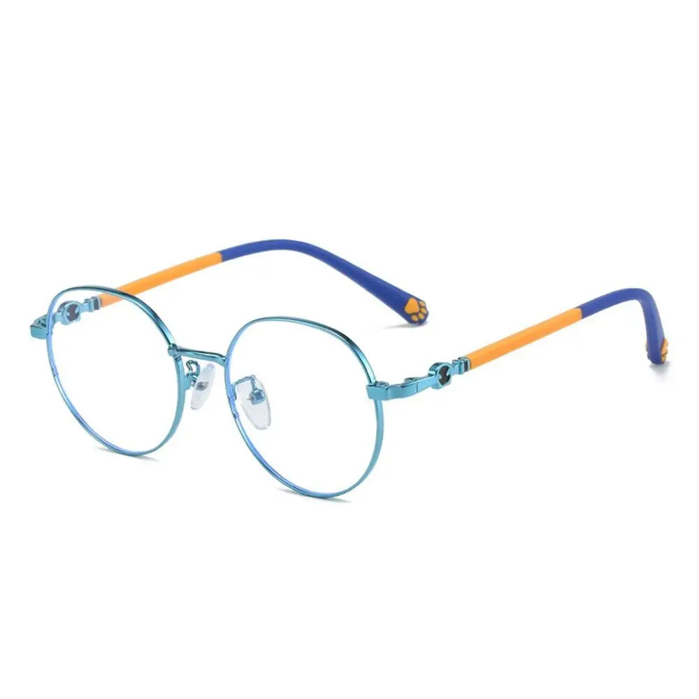 Anti Blue Light Glasses For Kids Classic Metal Frame Eyewear Back To School 2026 Eye Protection